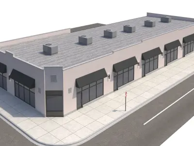 Retail-104 Retail Store 3D model