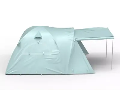 Outdoor Camping Tent 3D model purchase