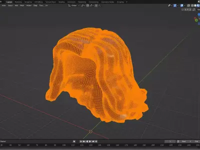Custom3Dprint Minifigure Accessory - Minifigure Hair S2 - 054 3D print model