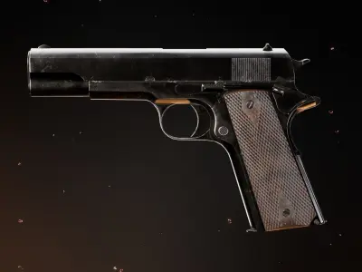 Colt 1911 Low-poly 3D model shop