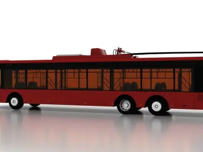Trolleybus Bogdan T80110 3D model