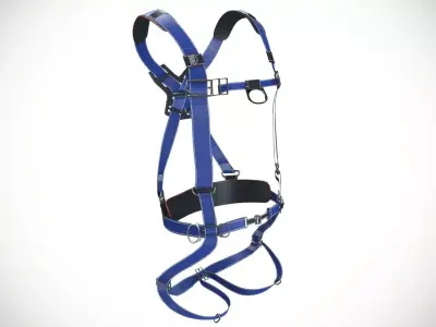 Safety Harness Low-poly 3D model get