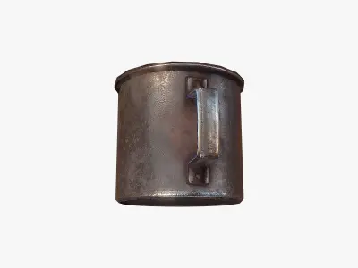 Old Cup  Free low-poly 3D model