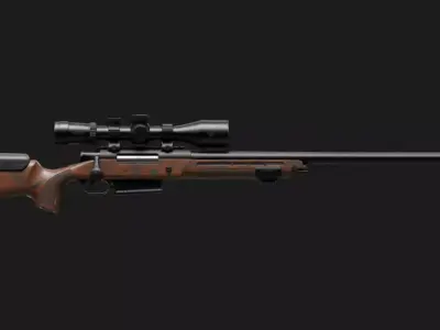 Modern Hunting Rifle 3D model