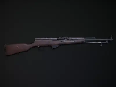 SKS - CKC Low-poly 3D model