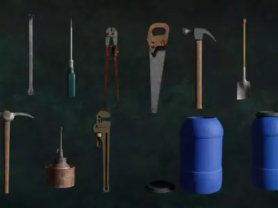 Hand Tools - ToolsM Series HandleItemMix  3D model