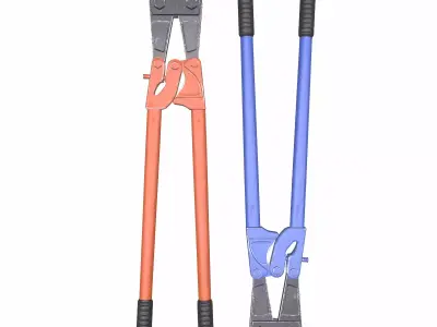 Bolt Cutter Low Poly Low-poly 3D model