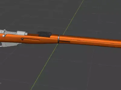 Mosin Nagant Free 3D model