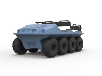 Argo 750 HD 8x8 Scale 1 to 18 3D print model