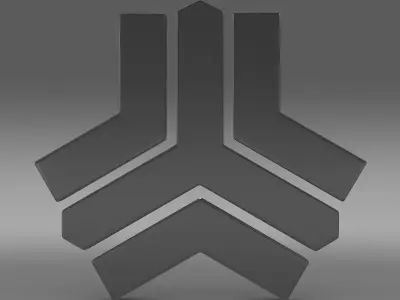 Saipa Logo 3D model