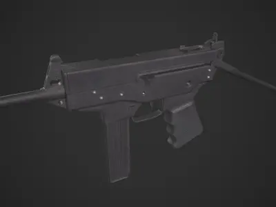PP-91 Kedr Low-poly 3D model