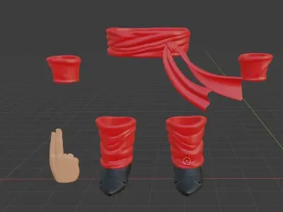 Gohan Training Upgrade Kit 3D File Please Read Description 3D print model