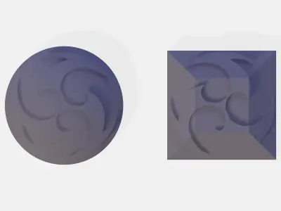 Electro element - Vision rune 3D print model