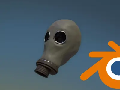 GP-5 Gas Soviet Mask 3D model