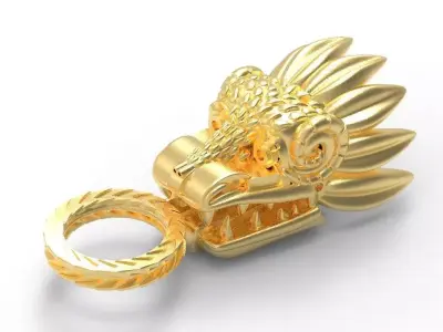 Quetzalcoalt  3D print model