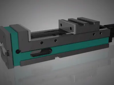 High pressure vise Free 3D model