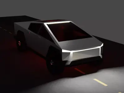 Tesla Cybertruck Free 3D model get