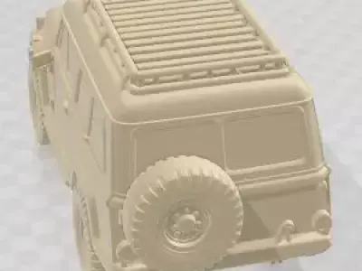 Jeep CJ7 Radical Off Road Printable Car 3D print model