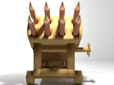 Medieval War Machine - Multi Arch 3D model