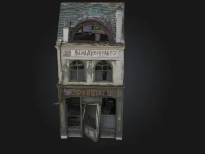 Abandoned Apothecary  Eerie Elegance of Forgotten Remedies 3D model