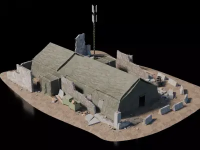 Warzone - HQ Tent 3D model