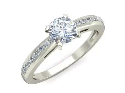 Wedding Ring  3D print model 143