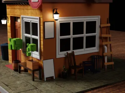 Building 3D Model Free 3D model