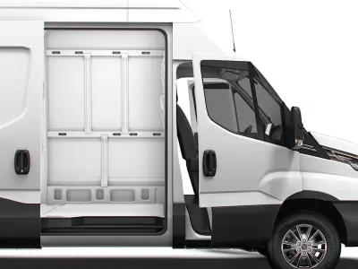 Iveco Daily Van L3H3 HQ Interior 2025 3D model