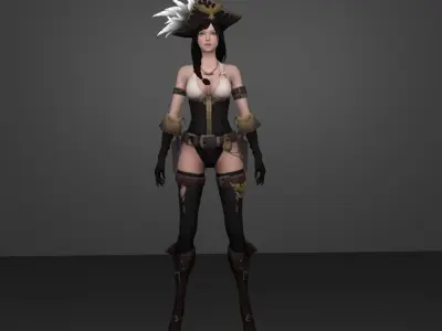 pirate ava 3D model
