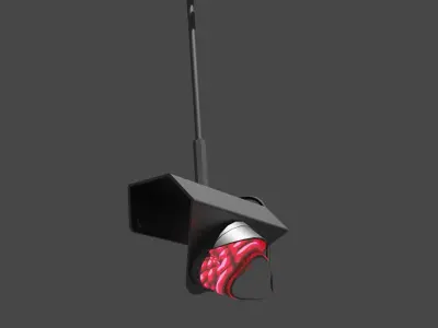 Antenna Bracket with Light 3D model