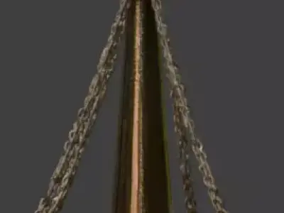 Ancient Egyptian Balance Scale 3D Prop Analysis Low-poly 3D model order