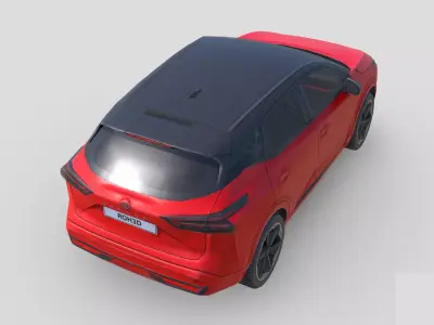 Low Poly Car - Nissan Qashqai 2025 Low-poly 3D model