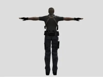 Leon SKennedy RE4 3D model