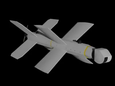 ZALA Lancet UAV Drone Low-poly 3D model