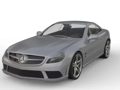 Mercedes Benz Car 3D model by 3dhighest