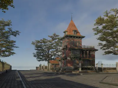 Old Manor 3D model