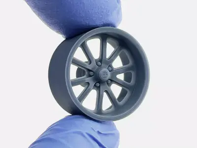 18x10 US Mags Rambler Wheel and Brake 3D print model
