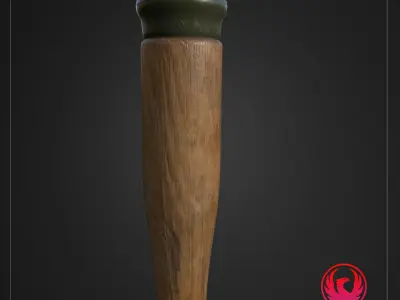 Grenade-M24 german grenade Low-poly 3D model