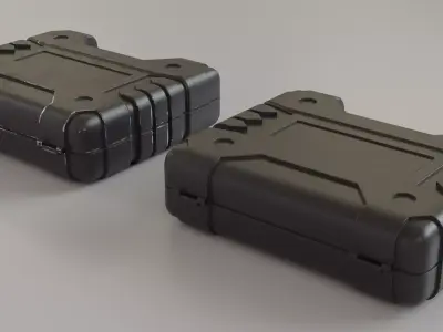 Small Case Low-poly 3D model