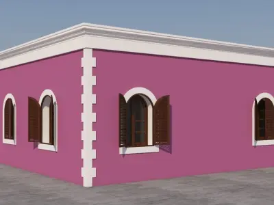 Mexican House 3D model 3