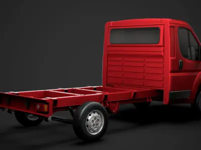 Citroen Jumper Chassis Single Cab 3450WB 2014 3D model
