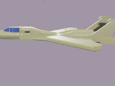 WAR JET-ELICOPTER MILLITARY Low-poly 3D model