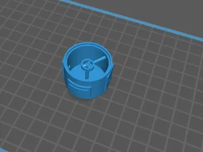 WW2 German 150mm Search light 3D print model