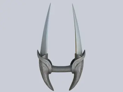 Alien tech weapon Low-poly 3D model purchase