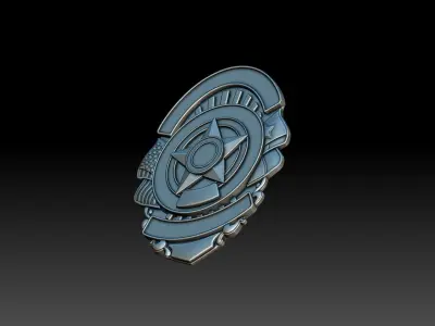 Haltom City PD Badge 3D print model