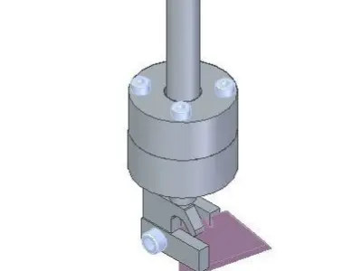 Drag knife tool 3D model