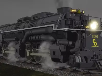 Allegheny Locomotive 3D model