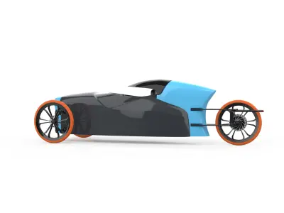Northern Light Motors 428 Electric Vehicle 3D print model