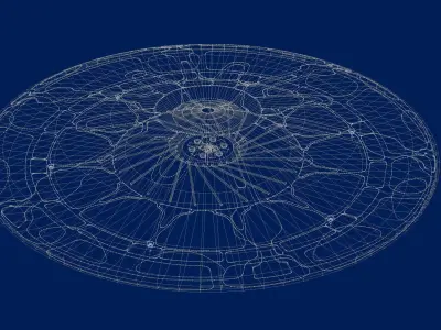 Detailed UFO Free 3D model