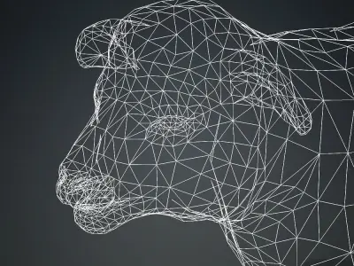 Low poly Sheep Low-poly 3D model